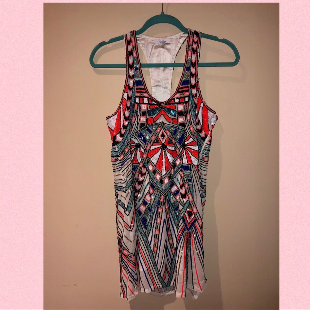 Parker Ramsay sequin beaded dress - Picture 2 of 6